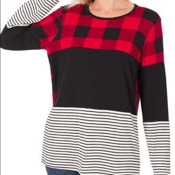 Zenana color block top - Picture 1 of 1